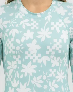 Girls' Catch A Wave Long Sleeve Surfsuit