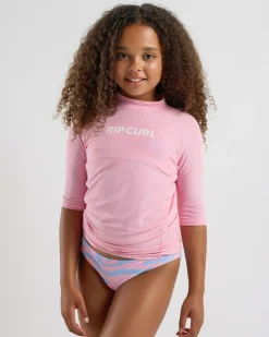 Girls' Classic Surf Short Sleeve Rash Vest