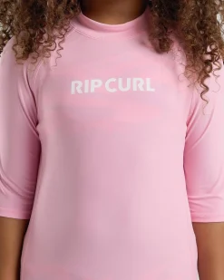 Girls' Classic Surf Short Sleeve Rash Vest