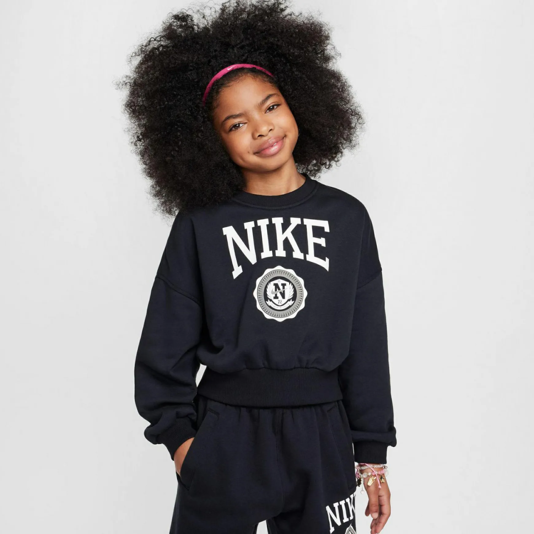 Girls' Club Fleece GX Star Boxy Sweatshirt