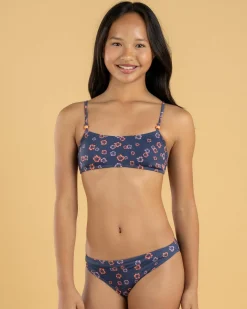 Girls' Cute Ditsy Bralette Bikini Set