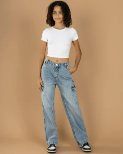 Girls' Elkie Cargo Jeans