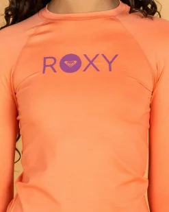 Girls' Essential Long Sleeve Lycra Rash Vest