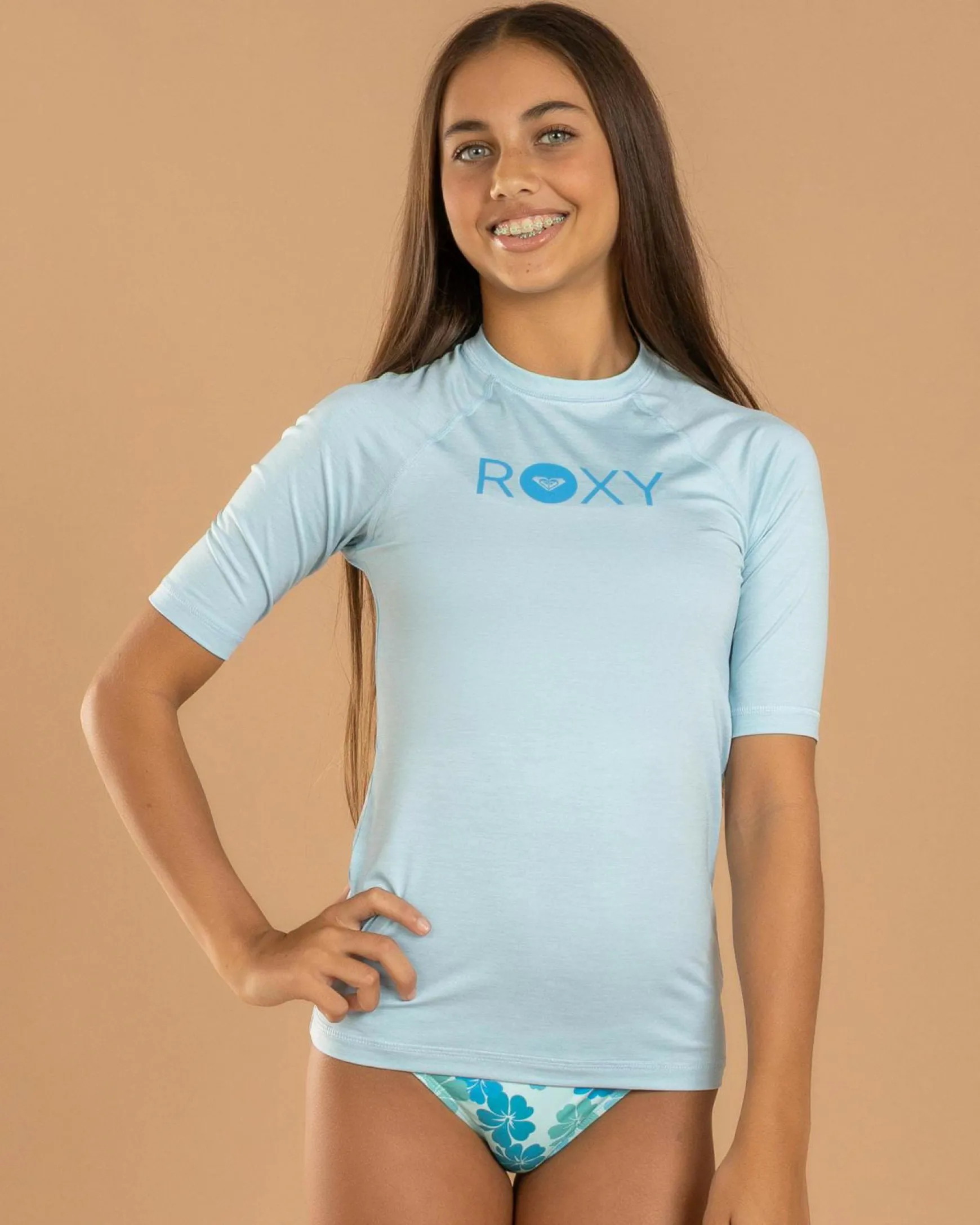 Girls' Essential Short Sleeve Rash Vest