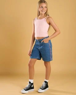 Girls' Flip Low Rise Wide Leg Jorts
