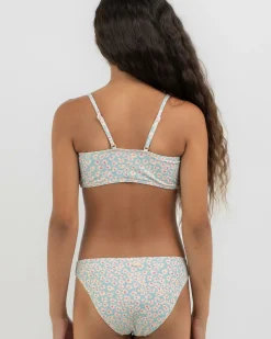 Girls' Flower Bed Cropped Bikini Set