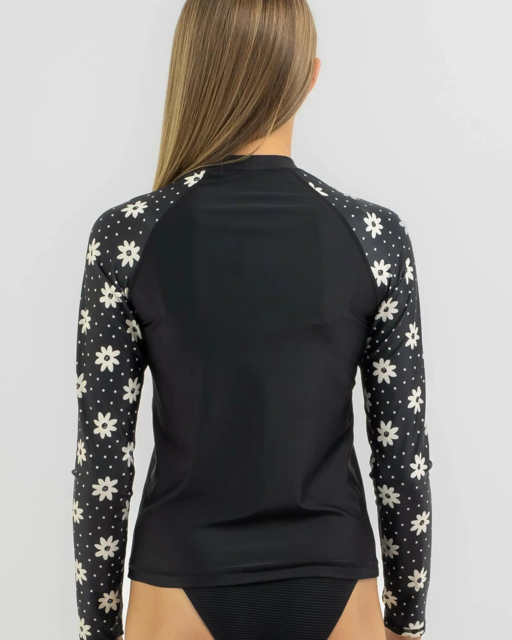 Girls' Flowers In The Sky Long Sleeve Rash Vest