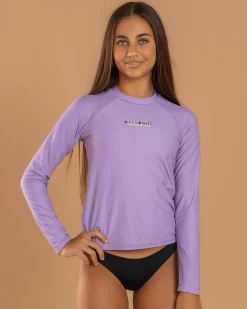 Girls' Heat Wave Long Sleeve Rash Vest