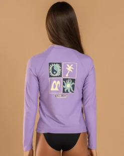 Girls' Heat Wave Long Sleeve Rash Vest