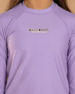 Girls' Heat Wave Long Sleeve Rash Vest