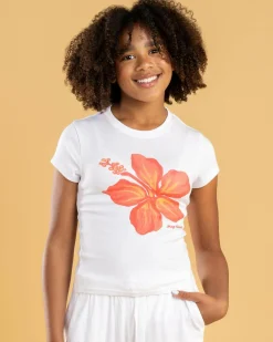 Girls' Hibiscus T-Shirt