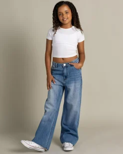 Girls' Icon Straight Leg Jeans