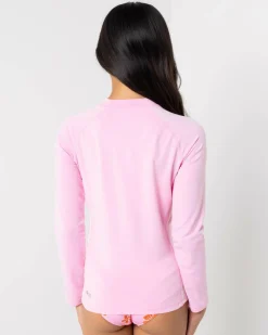 Girls' Icon UV Brushed Long Sleeve Rash Vest