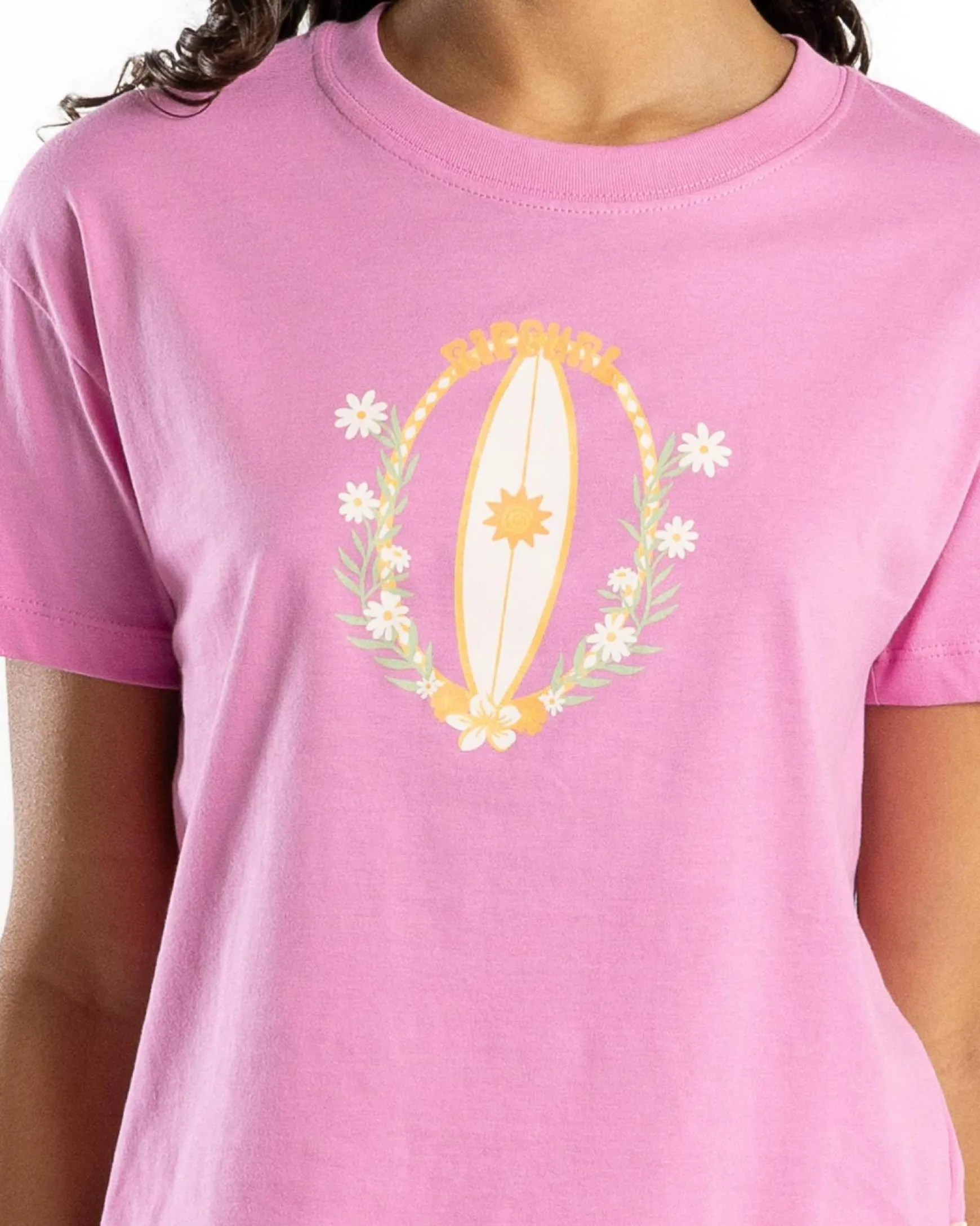 Girls' Island Surf Crop T-Shirt