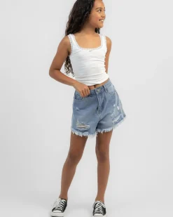 Girls' Ivy Lace Tank Top