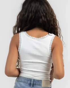 Girls' Ivy Lace Tank Top