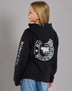 Girls' Jackaroo Flag Hoodie