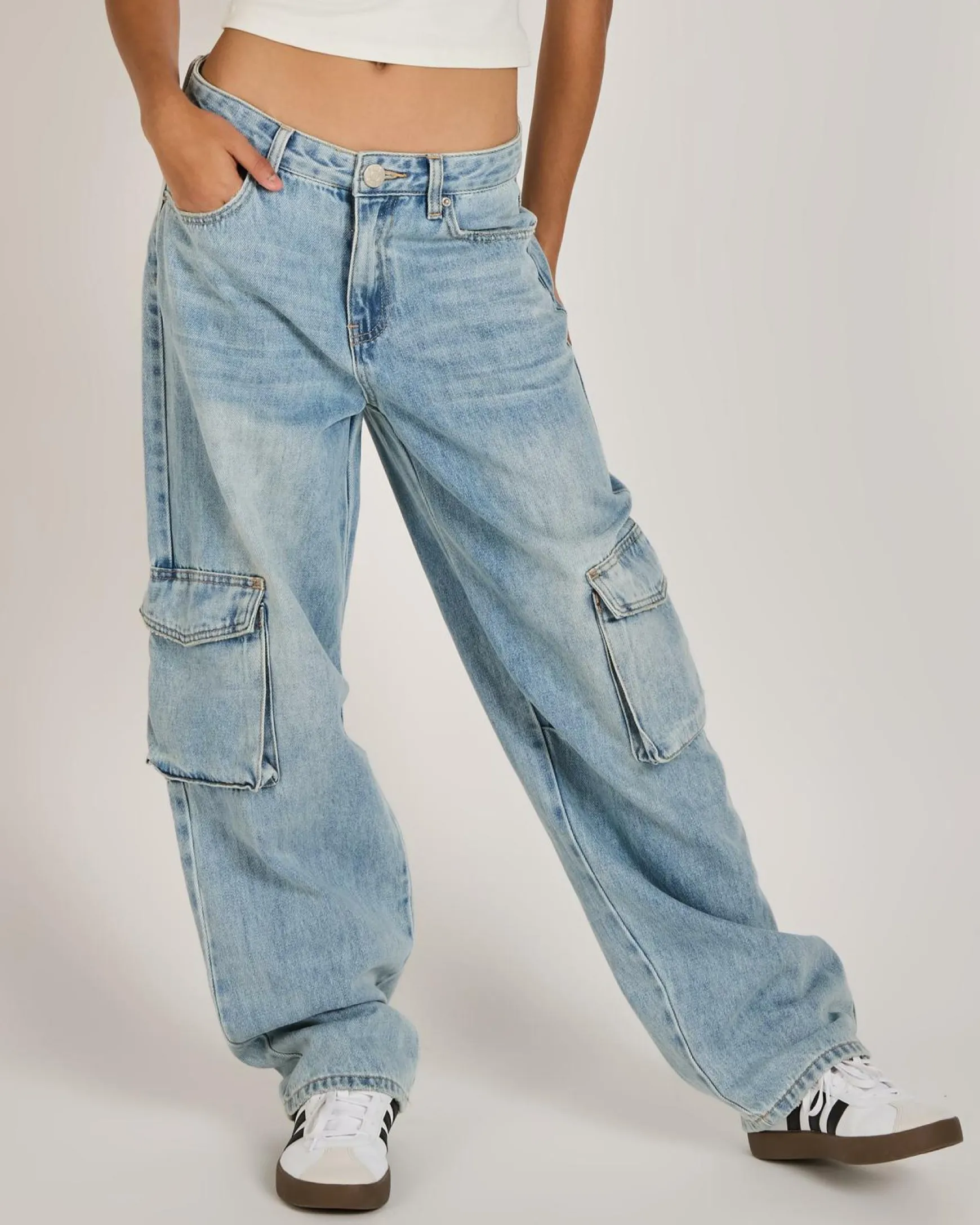 Girls' Juno Cargo Jeans