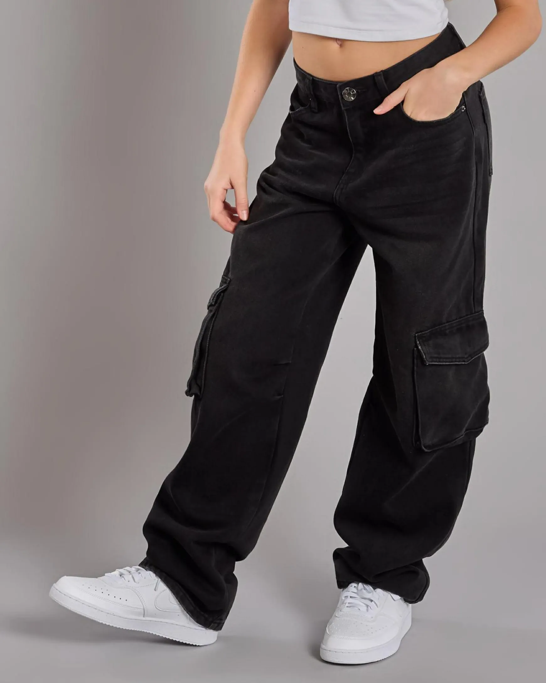 Girls' Juno Cargo Jeans