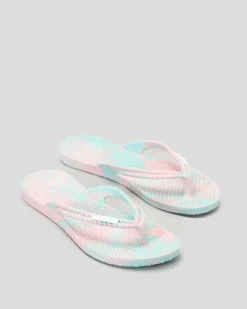 Girls' Kicks Marble Thongs