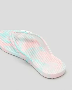 Girls' Kicks Marble Thongs