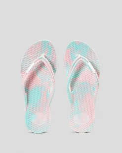 Girls' Kicks Marble Thongs