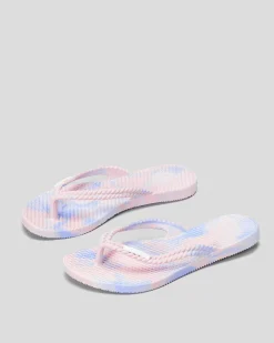 Girls' Kicks Marble Thongs