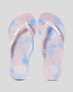 Girls' Kicks Marble Thongs
