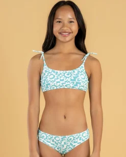 Girls' Lost On You Bralette Bikini Set