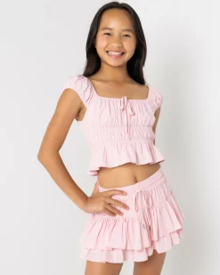 Girls' Lulu Crop Top