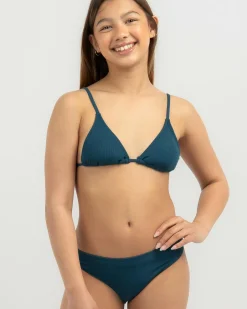 Girls' Milani Fixed Triangle Bikini Set