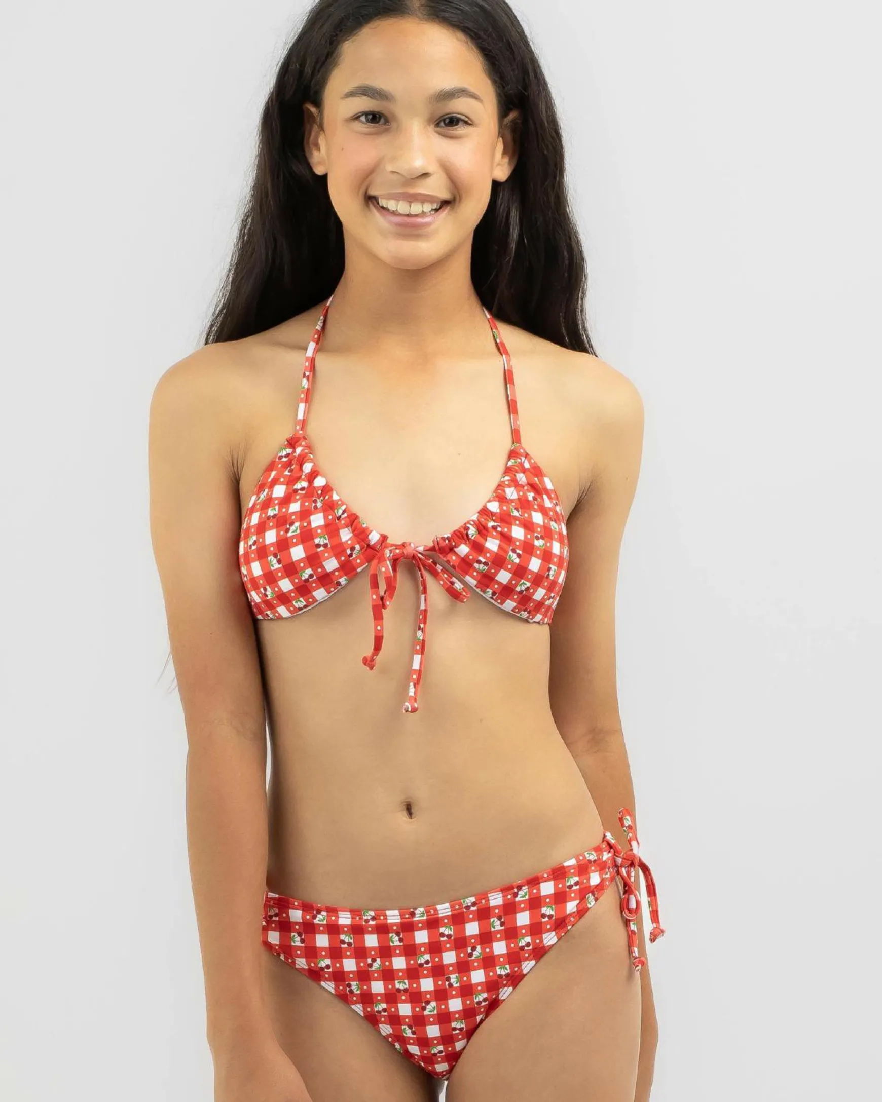 Girls' Mon Cherie Triangle Bikini Set