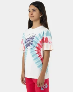 Girls' Moon Dot Outline Front T-Shirt