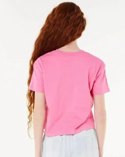 Girls' Neon Isles Cropped T-Shirt
