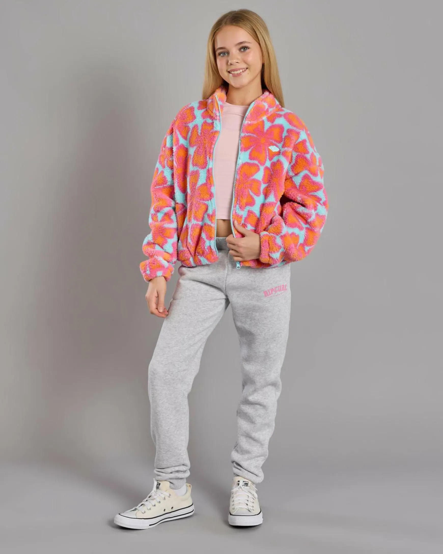 Girls' Neon Isles Polar Fleece