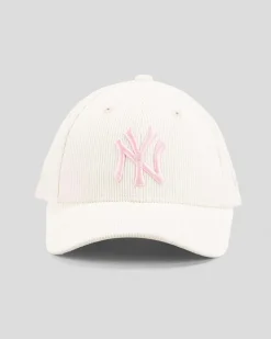 Girls' New York Yankees Cord Cap