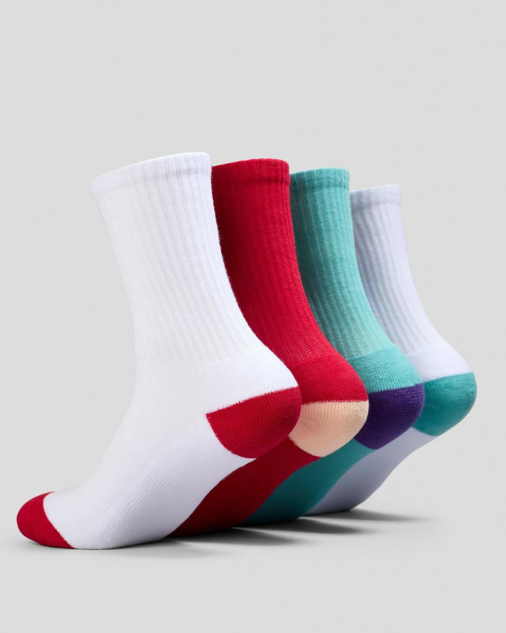 Girls' Other Dot Crew Socks 4 Pack