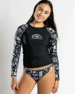 Girls' Paradise Stamp Rash Vest Set