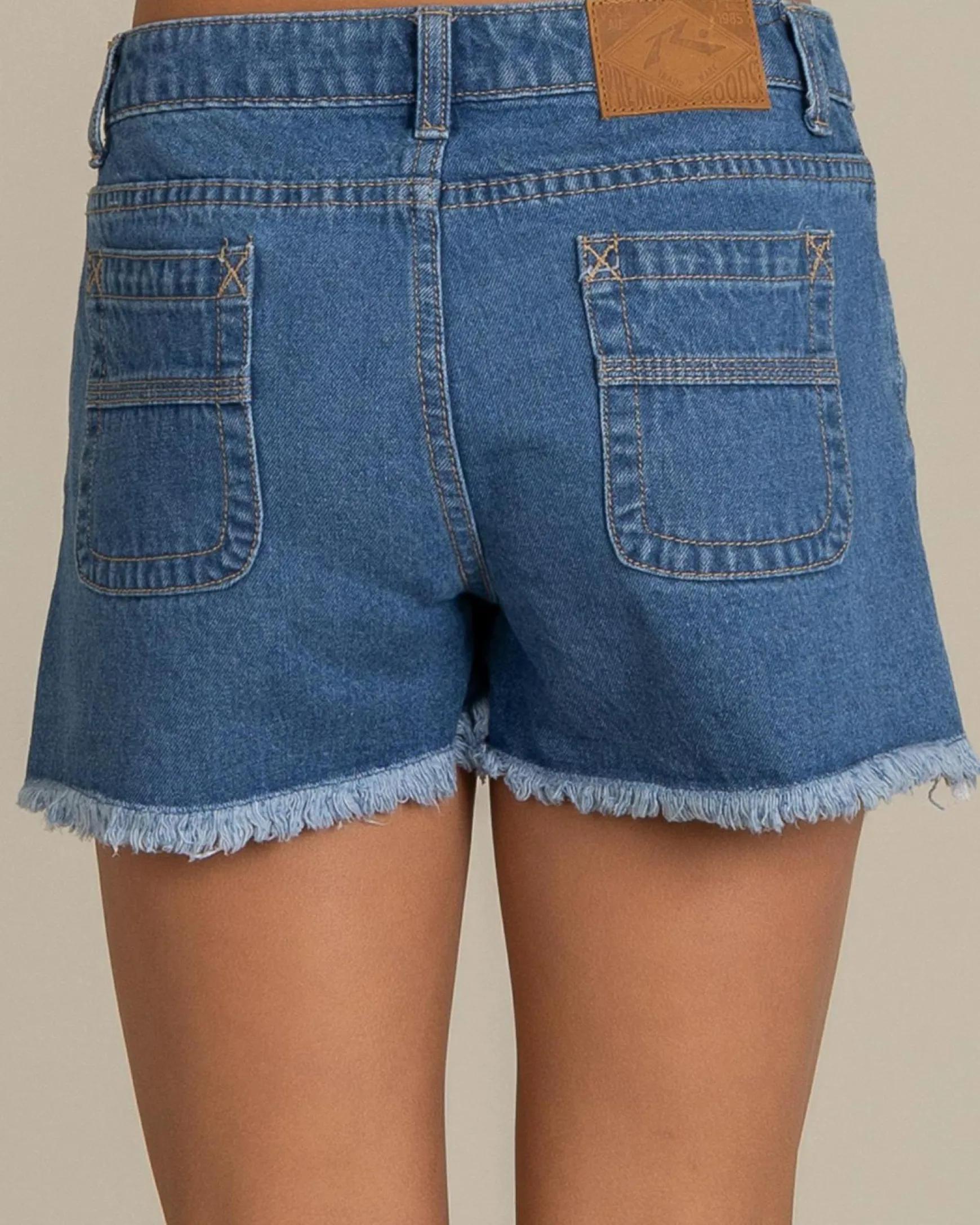 Girls' Penny Kick Flare Denim Shorts