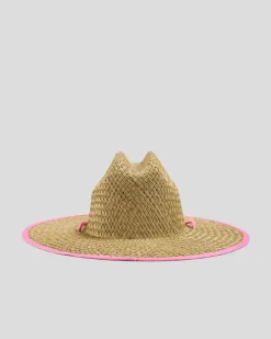 Girls' Pina To My Colada Solid Panama Hat