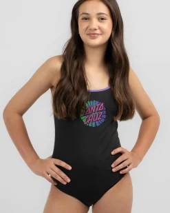 Girls' Rays One Piece Swimsuit