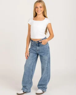 Girls' Rocker Straight Leg Jeans