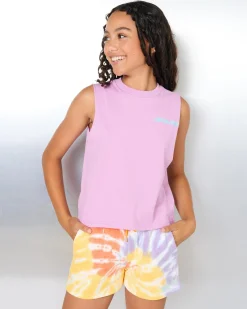 Girls' SC Delta Strip Chest Muscle Tank Top