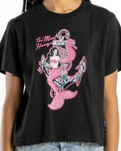 Girls' Seahorse Anchor Boxy T-Shirt