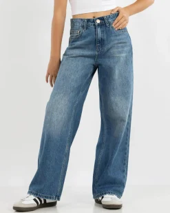 Girls' Soho Wide Leg Jeans
