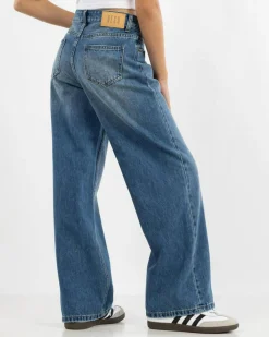 Girls' Soho Wide Leg Jeans