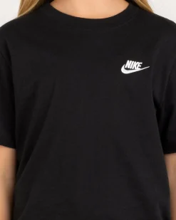 Girls' Sportswear Embroidered Futura T-Shirt