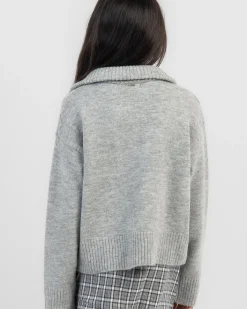 Girls' Stanford Collared Knit Jumper