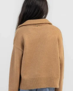 Girls' Stanford Collared Knit Jumper