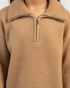 Girls' Stanford Collared Knit Jumper